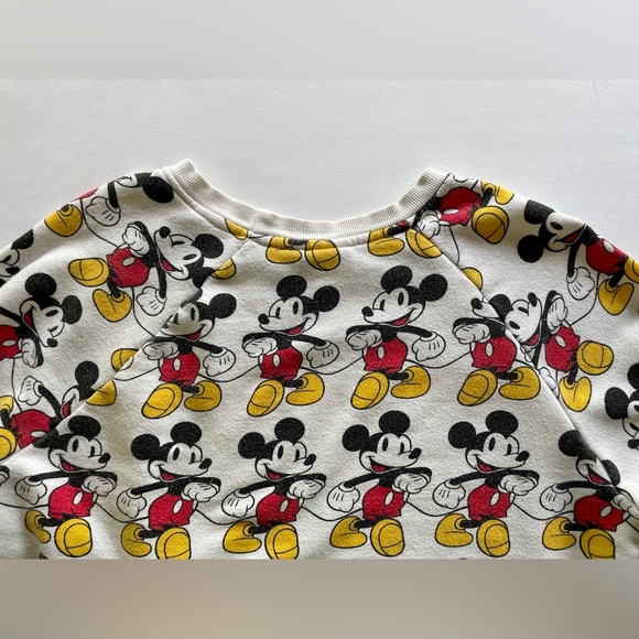 Mickey Mouse Disney Sweatshirt Med Forever 21 Old Time Mickey Mouse - Picture 16 of 16